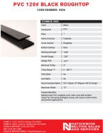 PVC 120 black roughtop conveyor belt material