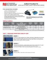 endless belt procedure for LVR-60 and CFTG60N, Using FP-200R and NPS-2005RA